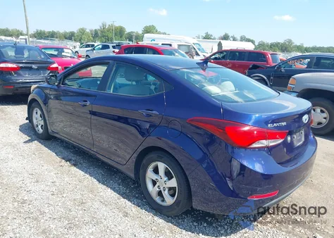 2014 Hyundai Elantra Se из США, поврежденный, VIN 5NPDH4AE6EH470040